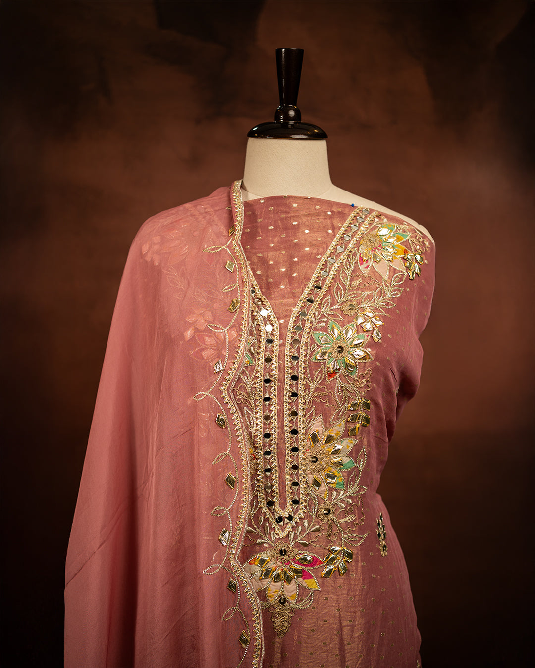 Banarasi with Gota patti